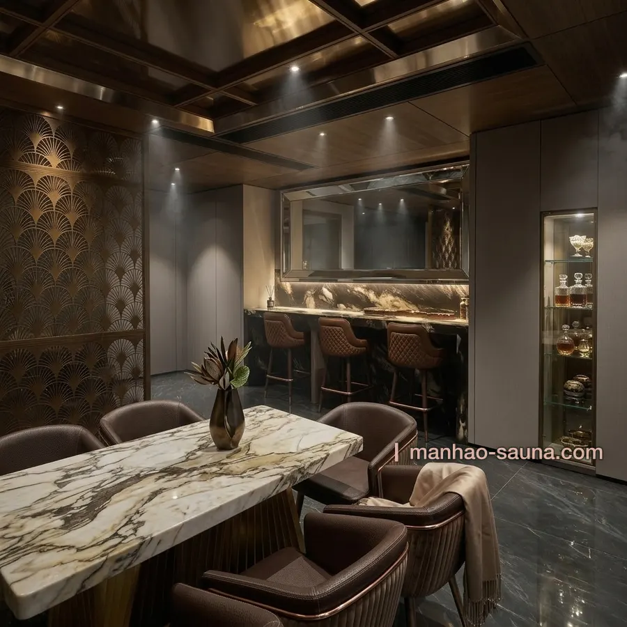 曼濠水療雲石大堂酒吧休息區(澳門氹仔君怡酒店)